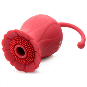 Royalty Rose Textured Suction Clit Stimulator